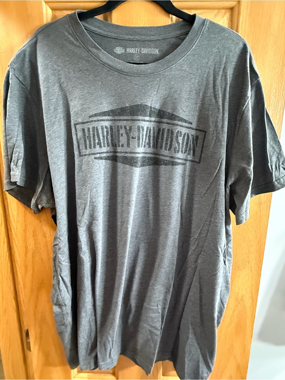 Harley-Davidson Charcoal Gray Logo Short Sleeve Tee